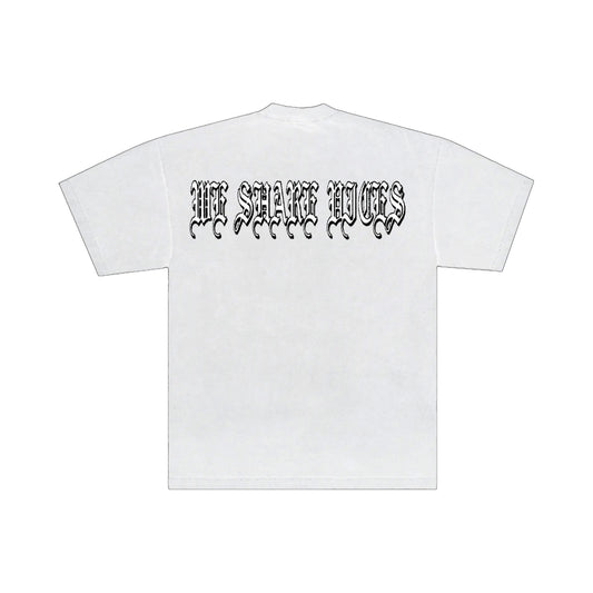 WHITE LOGO TEES